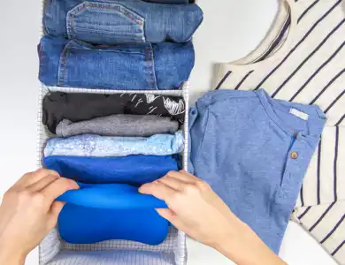Folded Laundry Shutterstock 1328779757