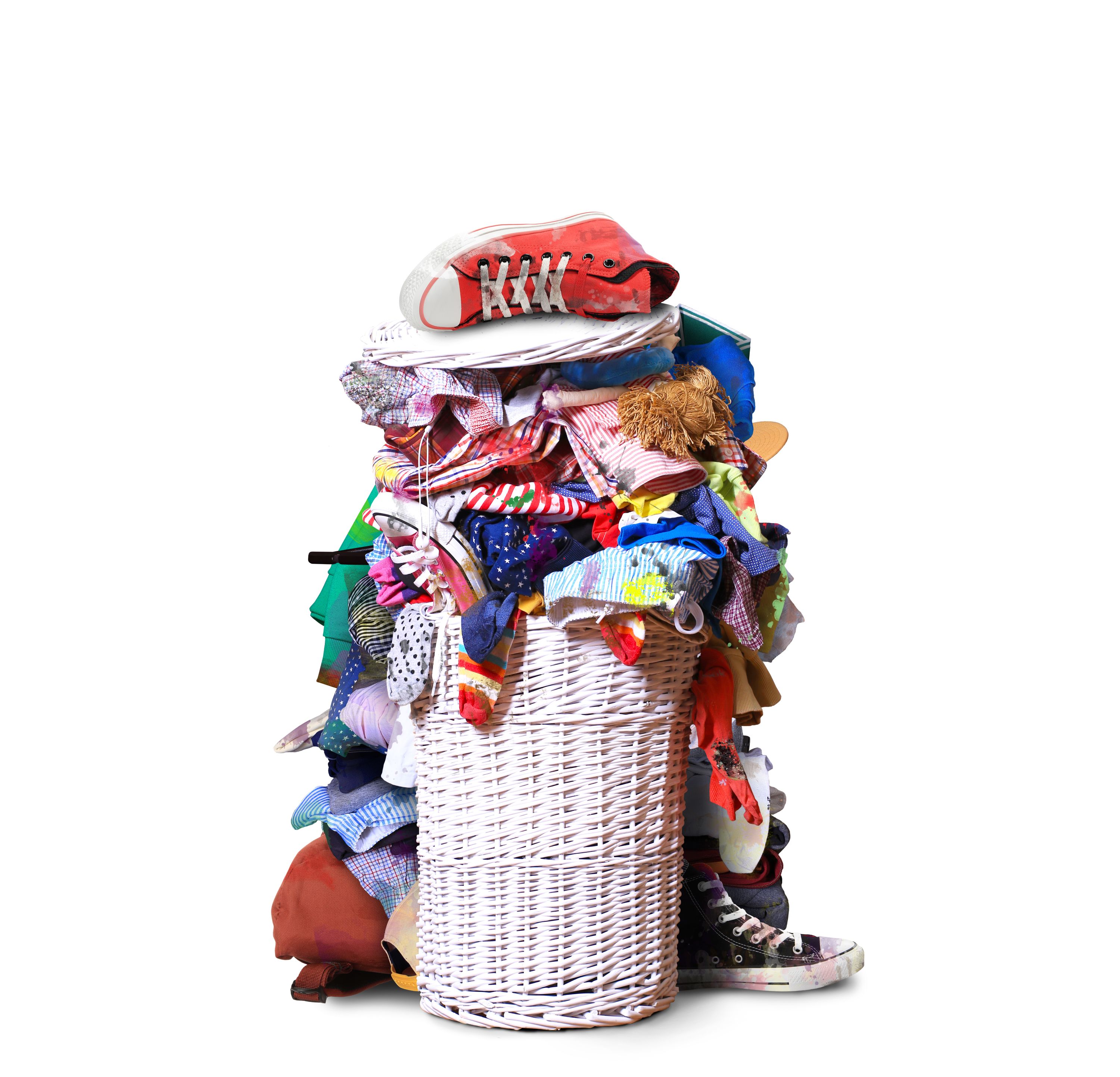 Large Family Laundry Shutterstock 482751376